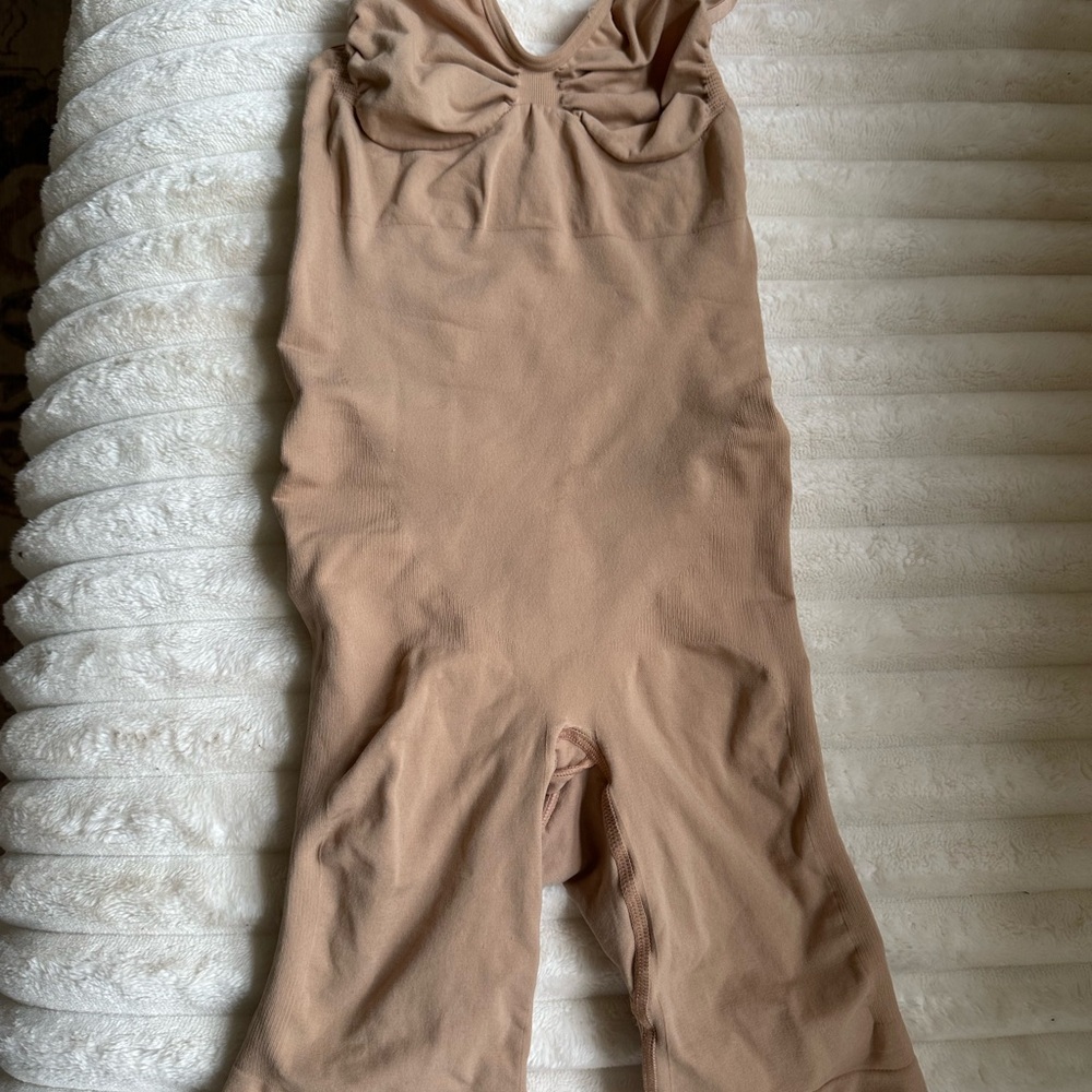SKIMS Tan Jumpsuit Relaxed Fit Essential